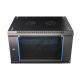 14. Extralink 6U 600x600 Schwarzer Wand-Rackschrank