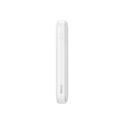 4. Baseus Comet Series Powerbank mit Display 10000 mAh 22,5 W – weiß + USB-A – USB-C-Kabel