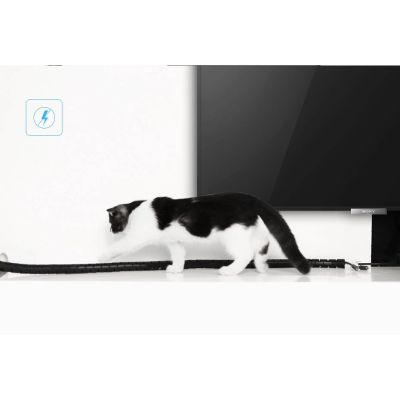 6. Ugreen LP121 30819 Abdeckung, Kabel-Organizer, 3 m – schwarz