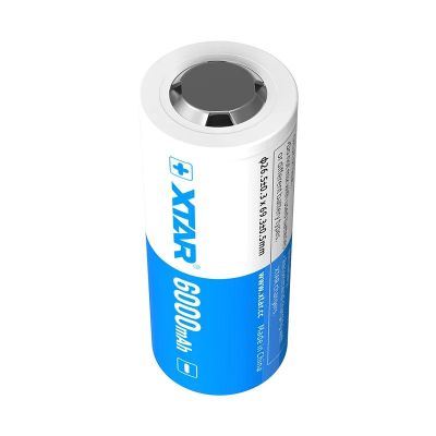 3. XTAR AKKU 26650 3,6V LI-ION 6000 MAH MIT SCHUTZ 26650-6000