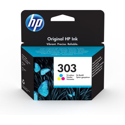 15. HP 303 Tinte Cyan/Magenta/Gelb