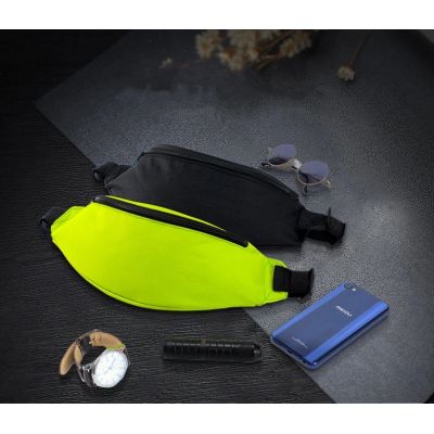 8. Bauchtasche Joggingtasche Gürteltasche Sporttasche Lauftasche für Schlüssel Brieftasche Dokumente schwarz