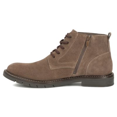3. Herren-Ankle-Boots aus Leder, ungefüttert, Wildleder, beige, Filippo MBT8318