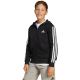 12. adidas Essentials Full-Zip Kinder-Sweatshirt Schwarz und Weiß JD6494