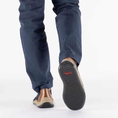 7. Rieker 05226-14 marineblaue durchbrochene Lederschuhe