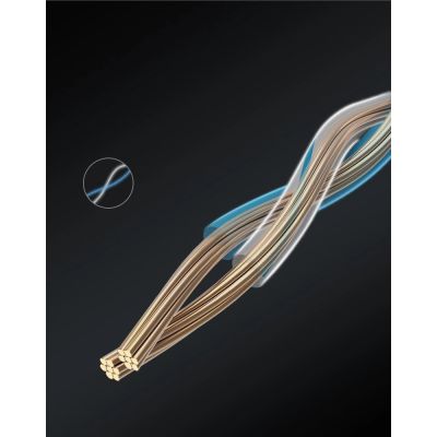 7. Ugreen Flachkabel Internet Netzwerkkabel Ethernet Patchkabel RJ45 Cat 6 UTP 1000 Mbit/s 2 m schwarz (50185)
