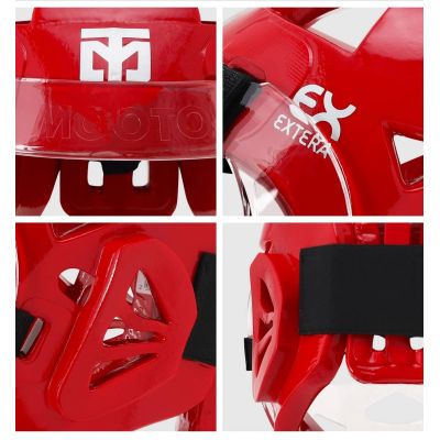 8. Extera 3 Pro World Taekwondo (WT) Helm mit Gesichtsschutz | MOOTO
