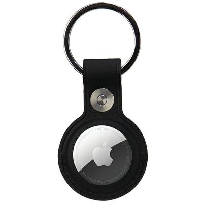 Audi AirTag-Hülle aus Kunstleder – Schwarz