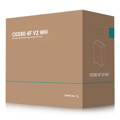 8. DeepCool CG580 4F V2 Midi-Tower-Gehäuse, Weiß, R-CG580-WHADA4-G-2