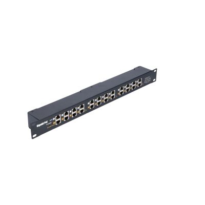 2. Extralink Gigabit PoE-Injektor mit 12 Ports (12 x 1000 Mbit/s RJ45), Rackmontage