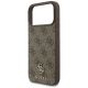 6. Guess 4G Small Classic Logo MagSafe Hülle für iPhone 17 Pro Max – Braun