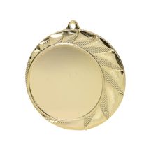 Allgemeine Goldmedaille mit Platz für ein 50-mm-Emblem – Stahlmedaille