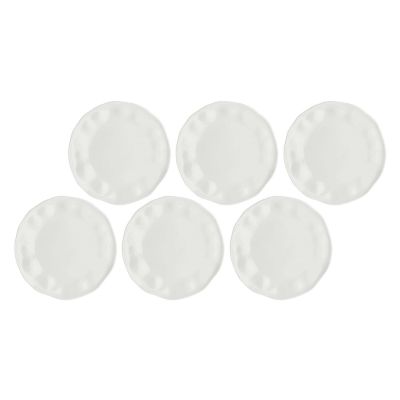 LA PORCELLANA BIANCA LUNIA Set mit 6 Speisetellern 28 cm