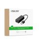 14. Ugreen externe Netzwerkkarte RJ45 - USB 2.0 100 Mbit/s Ethernet schwarz (CR110 20254)