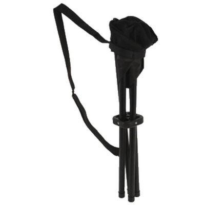 4. Angelstuhl, Klapphocker Redcliffs, 33 x 33 x 40 cm, Schwarz