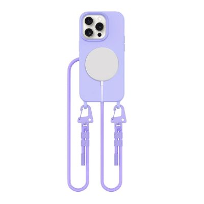 Tech-Protect MagNecklace MagSafe-Hülle für iPhone 15 Pro – Lavendel