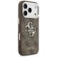 4. Guess 4G Big 4G Classic Logo Hülle für iPhone 17 Pro braun - silber