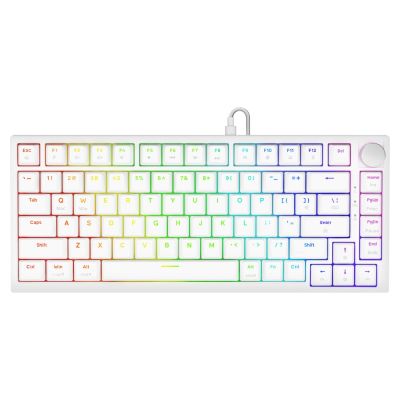7. SAVIO MECHANISCHE TASTATUR ASTRAL WHITE OUTEMU WHITE JADE RGB