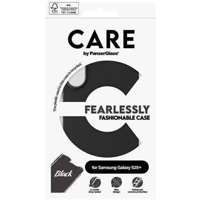 4. CARE by PanzerGlass Fashion Case für Samsung Galaxy S25+ - Schwarz