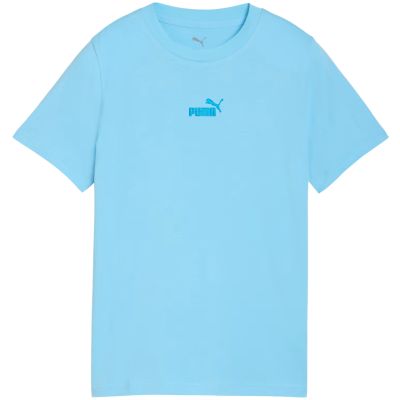 2. Puma ESS Small No. 1 Logo Centered Tee für Kinder Blau 692975 45