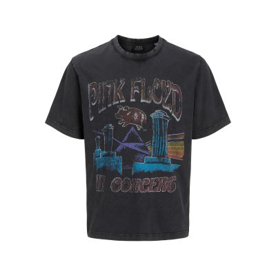 Jack&Jones T-Shirt Pink Floyd TEE SS CN STYD 12290792 SCHWARZ