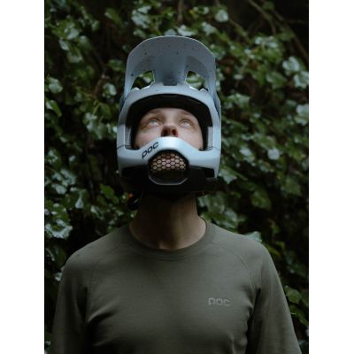 4. POC Otocon Race Mips Fahrradhelm Weiß Schwarz
