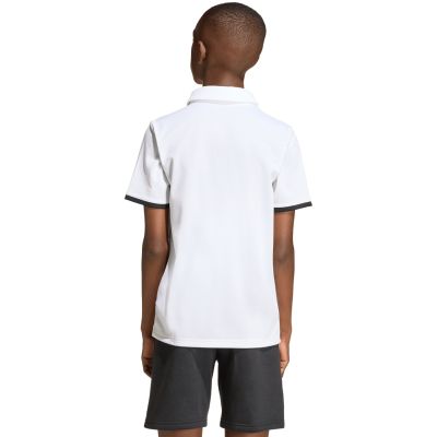 5. adidas Entrada 26 Polo-Shirt für Kinder, weiß, JZ6624