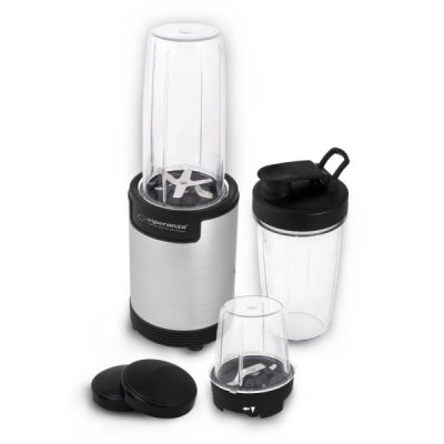 Esperanza NUTRI BOMB EKM030 Sportmixer zum Zerkleinern (900W; schwarz und silber)