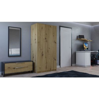 3. SD-90 KLEIDERSCHRANK - ARTISAN OAK