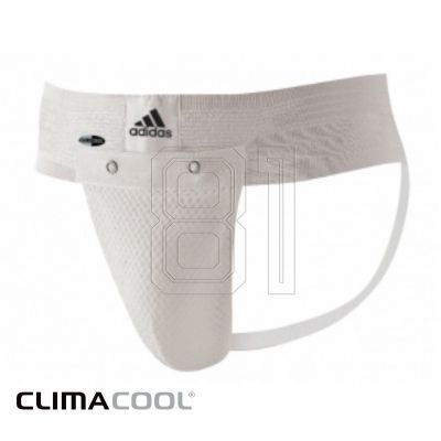 3. Hosenträger / Tiefschutz adidas weiß