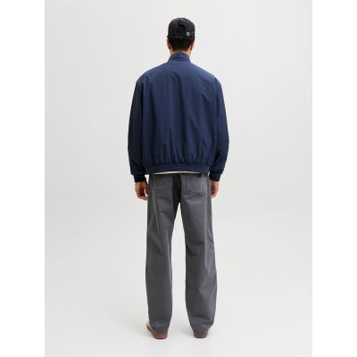 3. Jack&Jones Herren-Bomberjacke JJECHARGE STAND COLLAR BOMBER NOOS 12288895 NAVY BLAZER