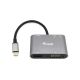Equip 133483 Kabelgebundene Dockingstation USB 3.2 Gen 1 (3.1 Gen 1) Typ-C Schwarz, Grau