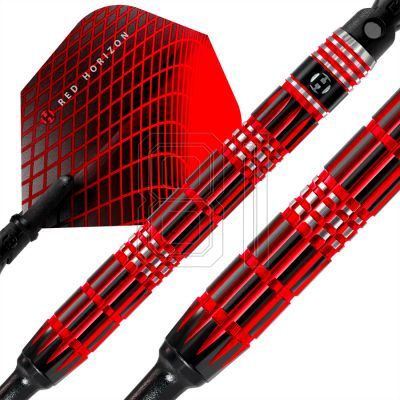 17. Harrows RED HORIZON 90 % ImperialDiamond-Darts mit weicher Spitze