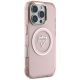 4. Guess IML Metal Mountain Logo MagSafe iPhone 16 Pro Max Hülle - Rosa