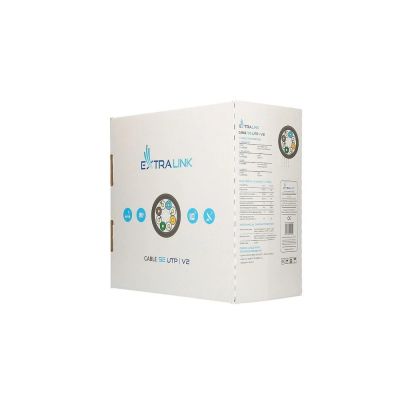 10. Extralink CAT5E UTP (U/UTP) V2 Indoor Twisted Pair Netzwerkkabel 100 m