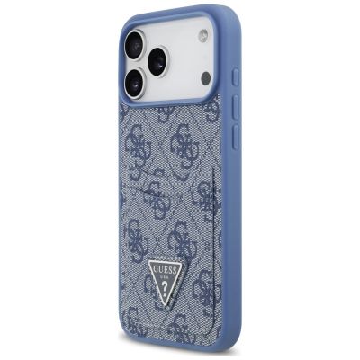 2. Guess 4G nauble Card Triange Hülle für iPhone 18 Pro Max / 17 Pro Max – blau