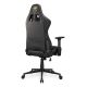 5. COUGAR CGR-A2F-GLB Universal-Gamingstuhl mit gepolsterter, bezogener Sitzfläche, Schwarz, Gold