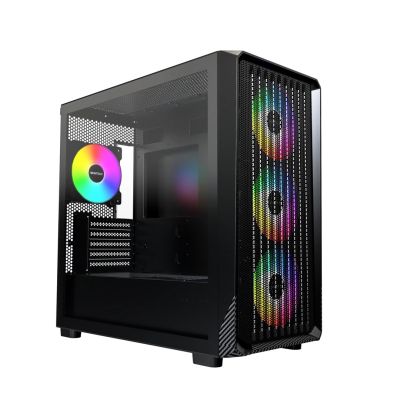 8. Montech X5M (B) Micro Tower Computer-Sicherheits- und Halterungs-Set, Schwarz