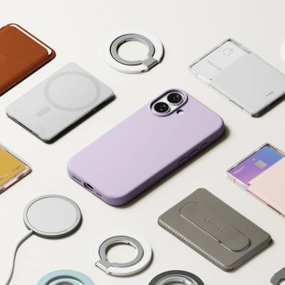 9. Ringke Silikon Magnetische MagSafe Hülle für iPhone 17 - Lila
