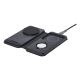 3. UAG 3-in-1 Reiseladegerät – kabelloses Reiseladegerät für drei Geräte, 15 W, MagSafe-kompatibel, inklusive Kabel, Stecker und Organizer (schwarz/grau)