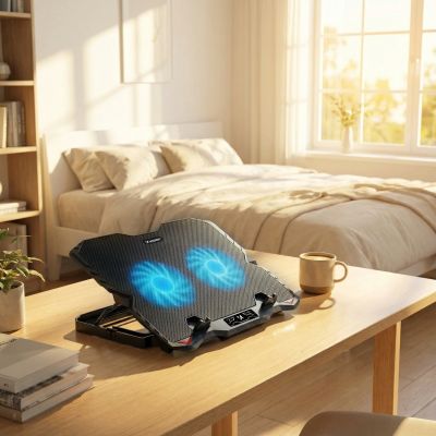 2. Wozinsky WDCX-015 StormPad RGB Gaming-Laptop-Kühlständer – Schwarz
