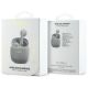 4. Guess Bluetooth-Kopfhörer GUTWSJ14ESGE TWS + Dockingstation Taupe. Gedrucktes klassisches Logo