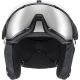 4. Uvex instinct visor Schwarz, Weiß