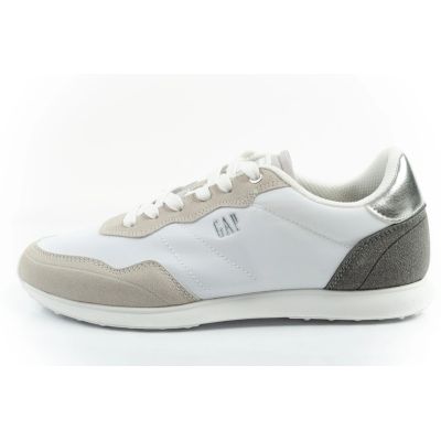 2. Gap Damen Optima Nyx Sportschuhe, weiße Sneaker, bequem und modisch