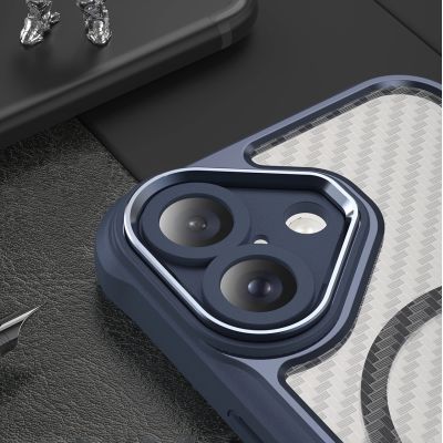 5. Leading Series MagSafe Silikonhülle für iPhone 16 – blau