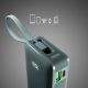 6. Powerbank SBS 10000 mAh 20W mit integriertem USB-C-Kabel und Digitalanzeige - grau