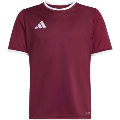 2. adidas Entrada 26 Jersey burgunderrotes Kinder-T-Shirt JZ2530