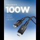 3. Spigen Essential EB10015CC USB-C / USB-C 100W 150cm Kabel - Schwarz