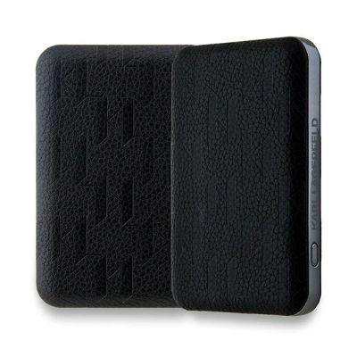 3. Karl Lagerfeld Induktions-Powerbank KLPB5FPGKSCHHK 16W 5000mAh schwarz/schwarz Choupette Head Pin MagSafe