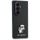 3. Karl Lagerfeld Saffiano Karl&Choupette Pin Case für Samsung Galaxy Z Fold 8 Ultra - Schwarz